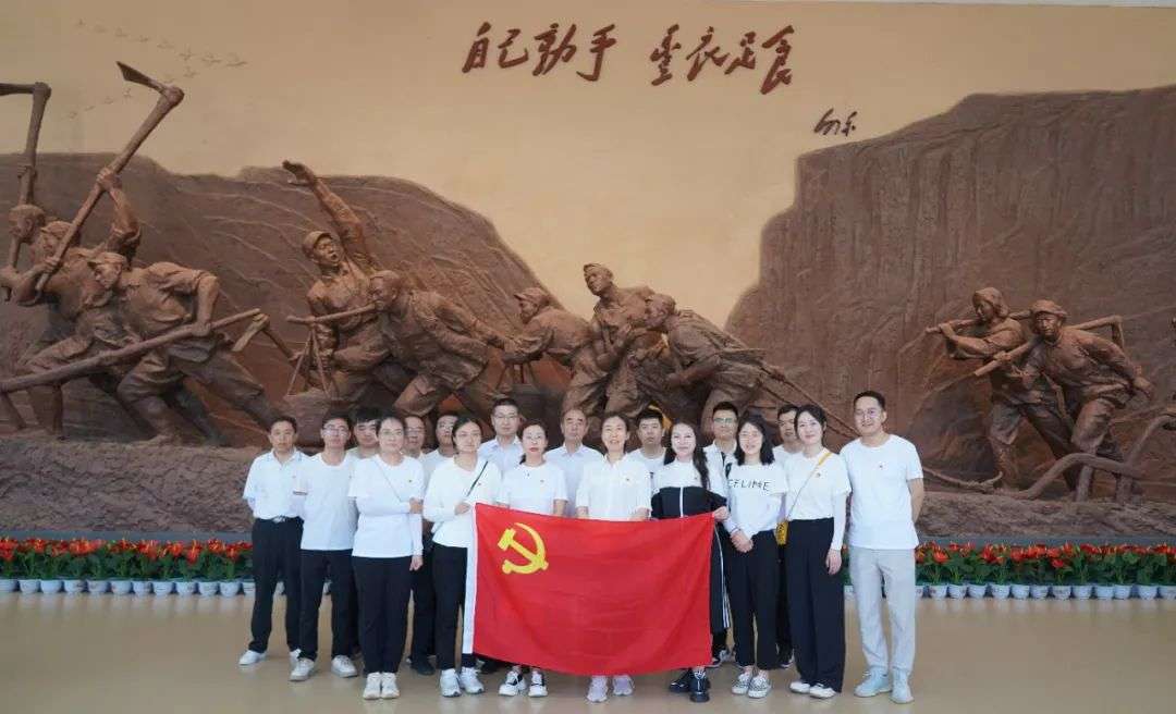 延安文化发展集团机关党支部联合延安广电影业传媒公司党支部走进南泥湾开展主题党日活动